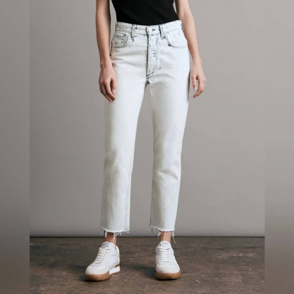 Rag & Bone Nina High Rise Cigarette Ankle Jean